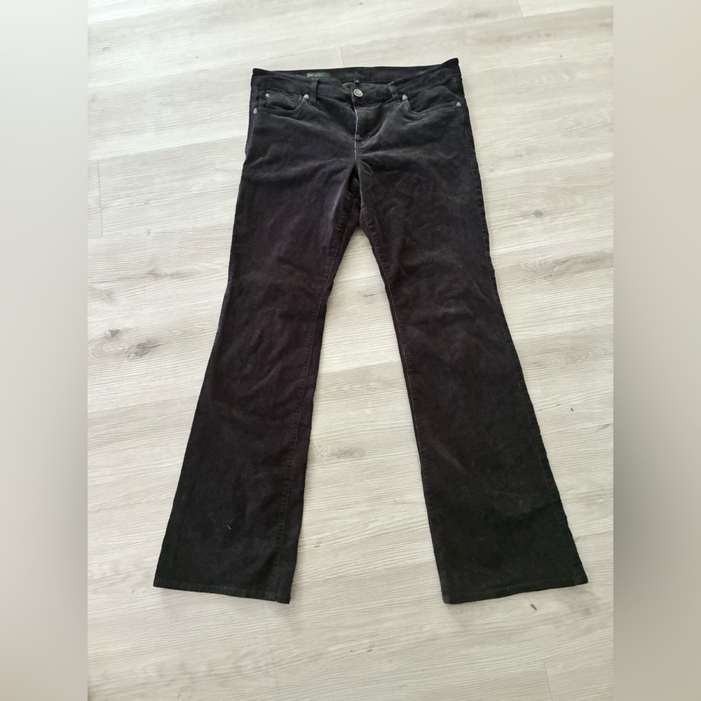 Kut from the Kloth Black Velvet Pants